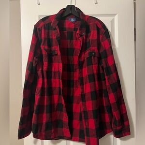 George Red and Black Checkered Shirt
